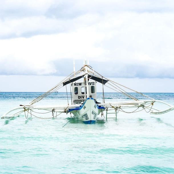 Toby diving boat boracay